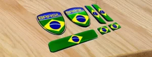 Custom domed stickers
